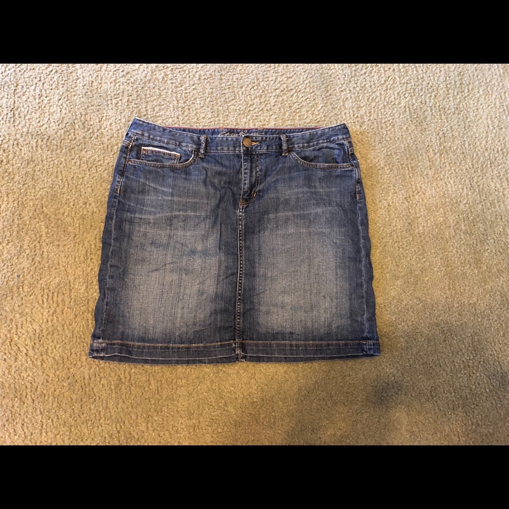 Eddie Bauer Jean Skirt 14